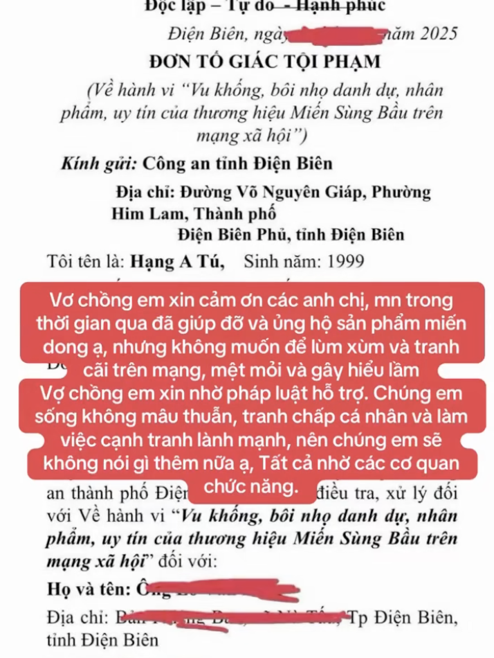 Profile đáng chú ý của người đối đầu vợ chồng “trùm miến dong” Sùng Bầu- Ảnh 2. Profile đáng chú ý của người đối đầu vợ chồng “trùm miến dong” Sùng Bầu- Ảnh 2.