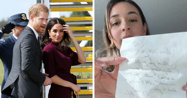 Meghan Markle bất ngờ để lại lời nhắn viết tay trên máy bay, gây sốt vì quá Meghan Markle bất ngờ để lại lời nhắn viết tay trên máy bay, gây sốt vì quá