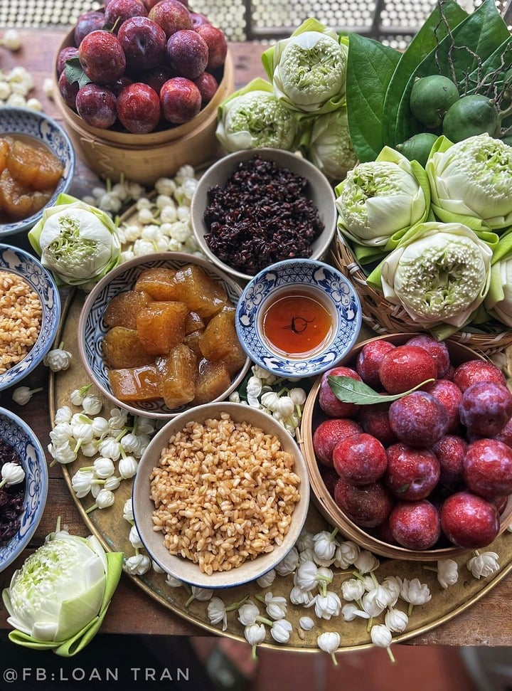 Chị em đua nhau khoe mâm cúng Tết Đoan ngọ đẹp và công phu - Ảnh 12. Chị em đua nhau khoe mâm cúng Tết Đoan ngọ đẹp và công phu - Ảnh 12.