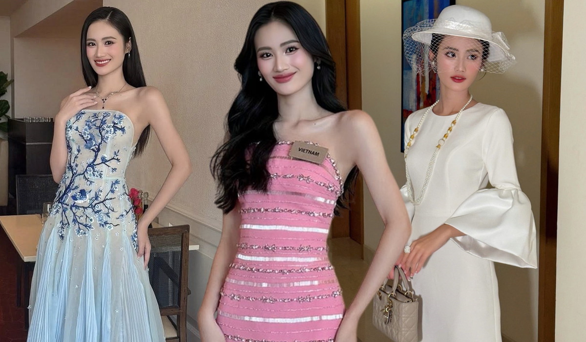 Chấm bao nhiêu điểm cho style của Ý Nhi khi chinh chiến Miss World? - Ảnh 1.