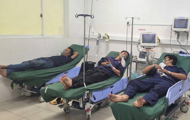 5 công nhân ở Đồng Nai cấp cứu nghi ngộ độc khí CO, 2 người tử vong - Ảnh 1. 5 công nhân ở Đồng Nai cấp cứu nghi ngộ độc khí CO, 2 người tử vong - Ảnh 1.