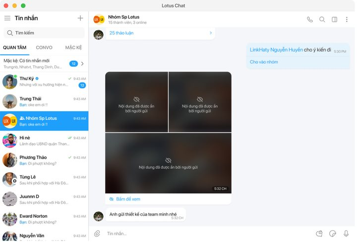 Những tính năng nổi bật trên Lotus Chat khiến app thuần Việt này trở thành lựa chọn tốt nhất để &quot;chuyển nhà&quot;! - Ảnh 2.