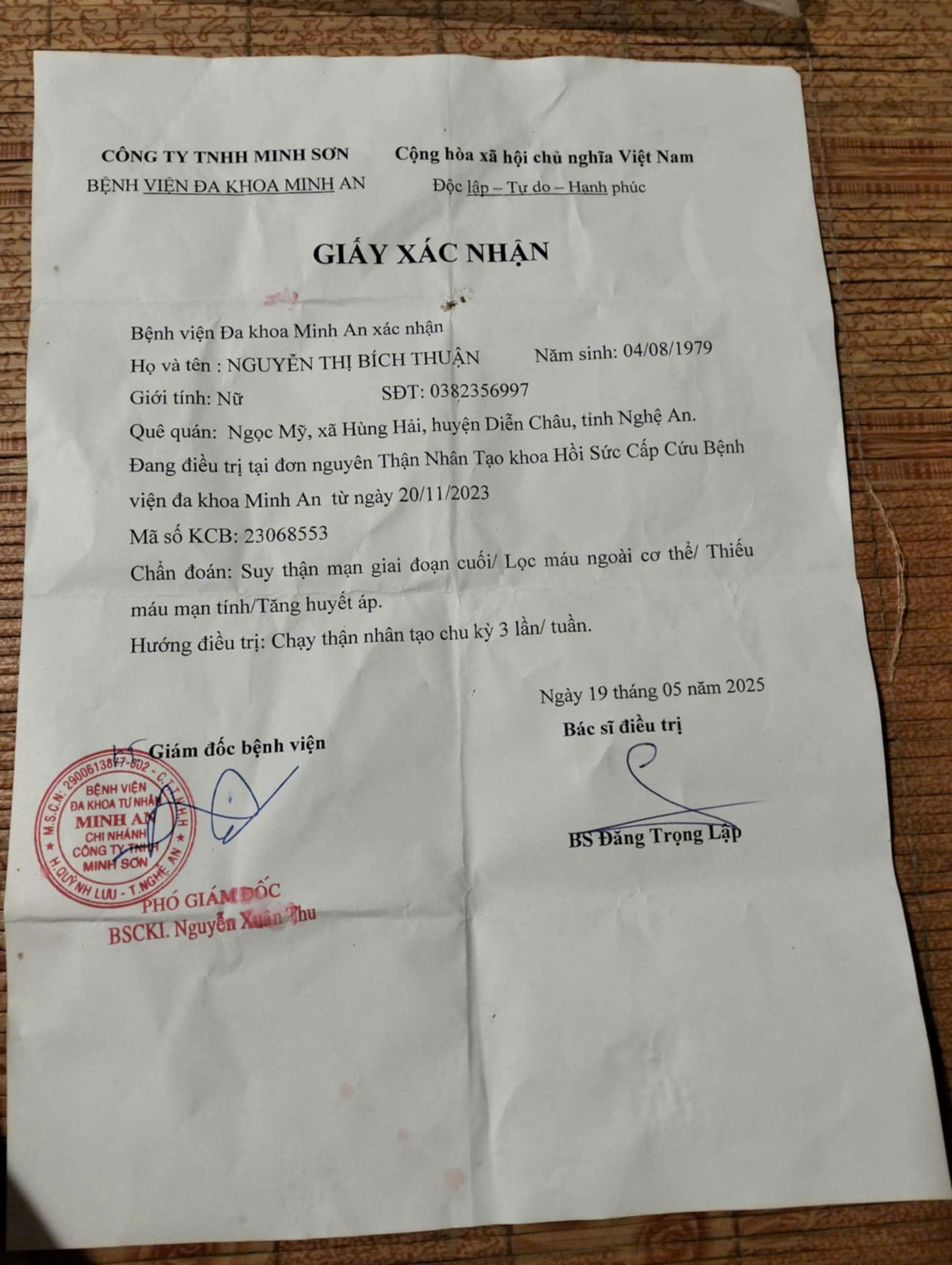 Mẹ suy thận giai đoạn cuối cầu xin sự sống cho con gái nguy kịch vì tai nạn giao thông- Ảnh 4. Mẹ suy thận giai đoạn cuối cầu xin sự sống cho con gái nguy kịch vì tai nạn giao thông- Ảnh 4.