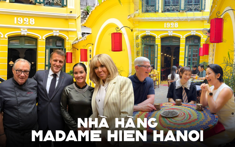 Nhà hàng vừa tiếp đón Tổng thống Pháp: Hoạt động gần 1 thế kỷ, Tim Cook, Lưu Diệc Phi cũng từng dùng bữa ở đây!- Ảnh 1. Nhà hàng vừa tiếp đón Tổng thống Pháp: Hoạt động gần 1 thế kỷ, Tim Cook, Lưu Diệc Phi cũng từng dùng bữa ở đây!- Ảnh 1.