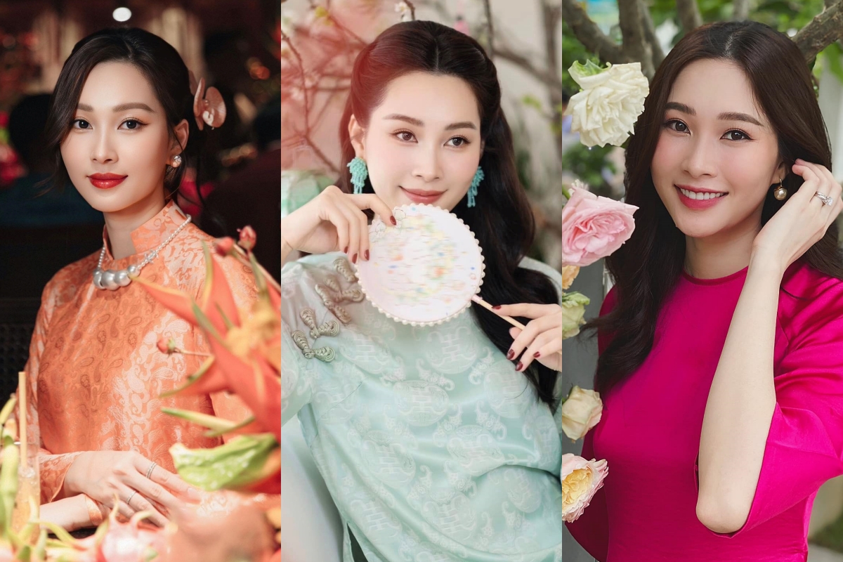2 nàng Hậu làm dâu hào môn: Người chăm diện áo dài chuẩn phu nhân, người chuộng lên đồ tối giản đẹp mê - Ảnh 2. 2 nàng Hậu làm dâu hào môn: Người chăm diện áo dài chuẩn phu nhân, người chuộng lên đồ tối giản đẹp mê - Ảnh 2.