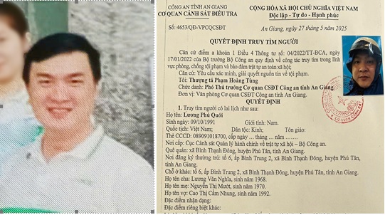 Truy tìm Trưởng phòng giao dịch Ngân hàng TMCP sinh năm 1991 chiếm đoạt 1,2 tỷ đồng - Ảnh 1. Truy tìm Trưởng phòng giao dịch Ngân hàng TMCP sinh năm 1991 chiếm đoạt 1,2 tỷ đồng - Ảnh 1.