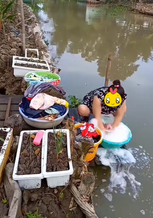 Nàng dâu phải giặt đồ bằng tay bố mẹ chồng lẫn anh chồng, netizen phát bực: Người trong cuộc lên tiếng- Ảnh 1. Nàng dâu phải giặt đồ bằng tay bố mẹ chồng lẫn anh chồng, netizen phát bực: Người trong cuộc lên tiếng- Ảnh 1.