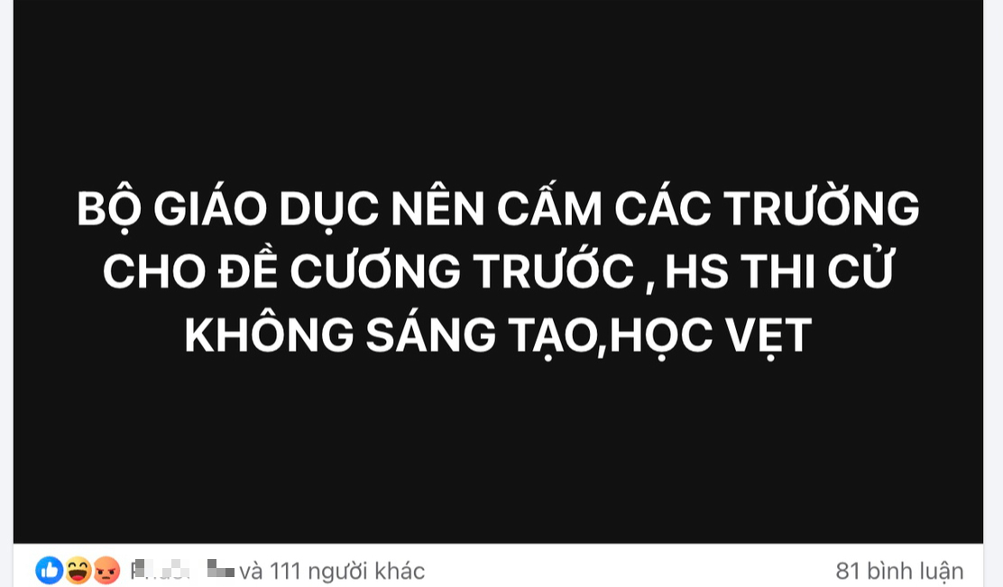 Gửi đề xuất thi cử đến Bộ Giáo dục, phụ huynh TP.HCM khiến hội cha mẹ Gửi đề xuất thi cử đến Bộ Giáo dục, phụ huynh TP.HCM khiến hội cha mẹ