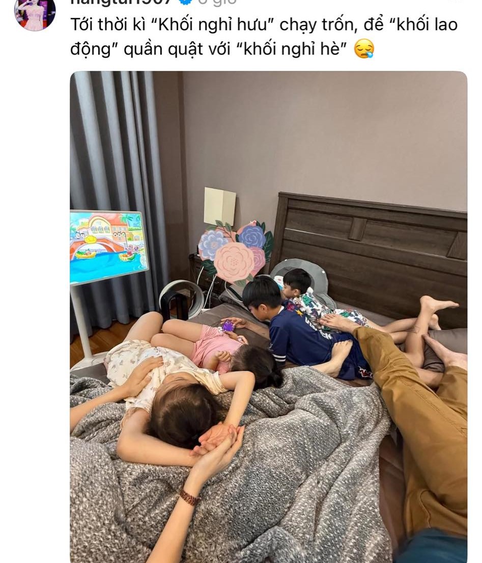 Kỳ nghỉ hè chỉ mới bắt đầu, nhà Hằng Túi đã “vỡ trận”: Tấm ảnh triệu phụ huynh đồng cảm, nhìn là biết ‘toang thật rồi’- Ảnh 1. Kỳ nghỉ hè chỉ mới bắt đầu, nhà Hằng Túi đã “vỡ trận”: Tấm ảnh triệu phụ huynh đồng cảm, nhìn là biết ‘toang thật rồi’- Ảnh 1.