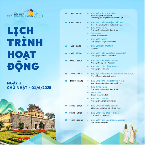 Chương trình Lễ hội Du lịch Hà Nội năm 2025 - Ảnh 4. Chương trình Lễ hội Du lịch Hà Nội năm 2025 - Ảnh 4.