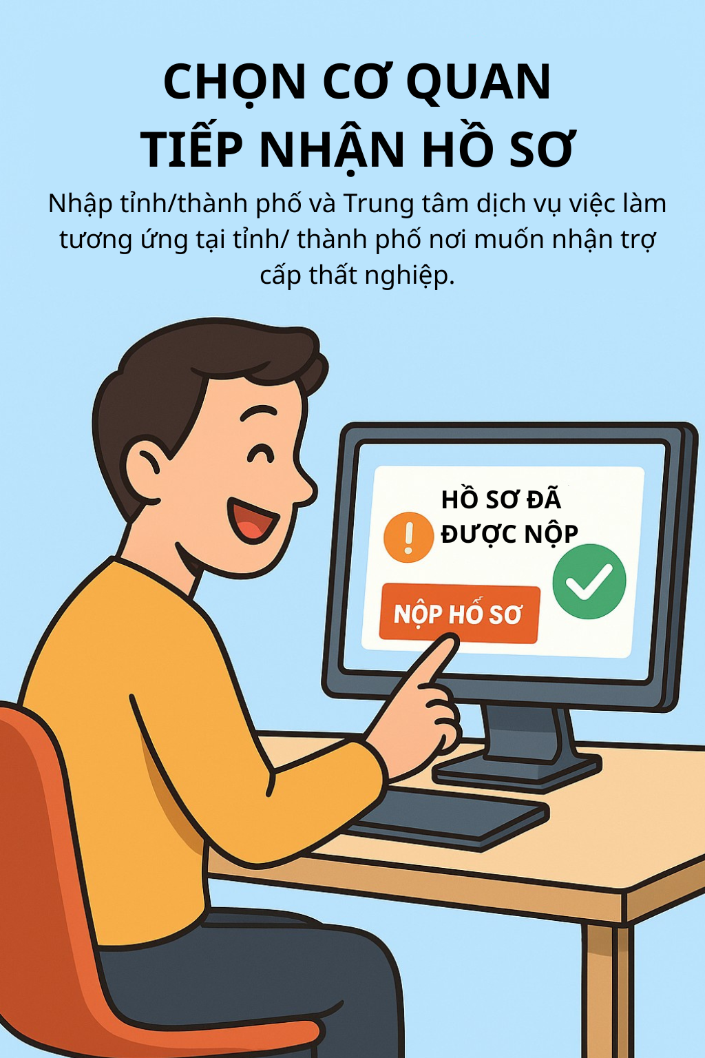 Infographic: Chi tiết các bước nộp hồ sơ trợ cấp thất nghiệp online, ai cũng nên biết tránh mất thời gian - Ảnh 6.