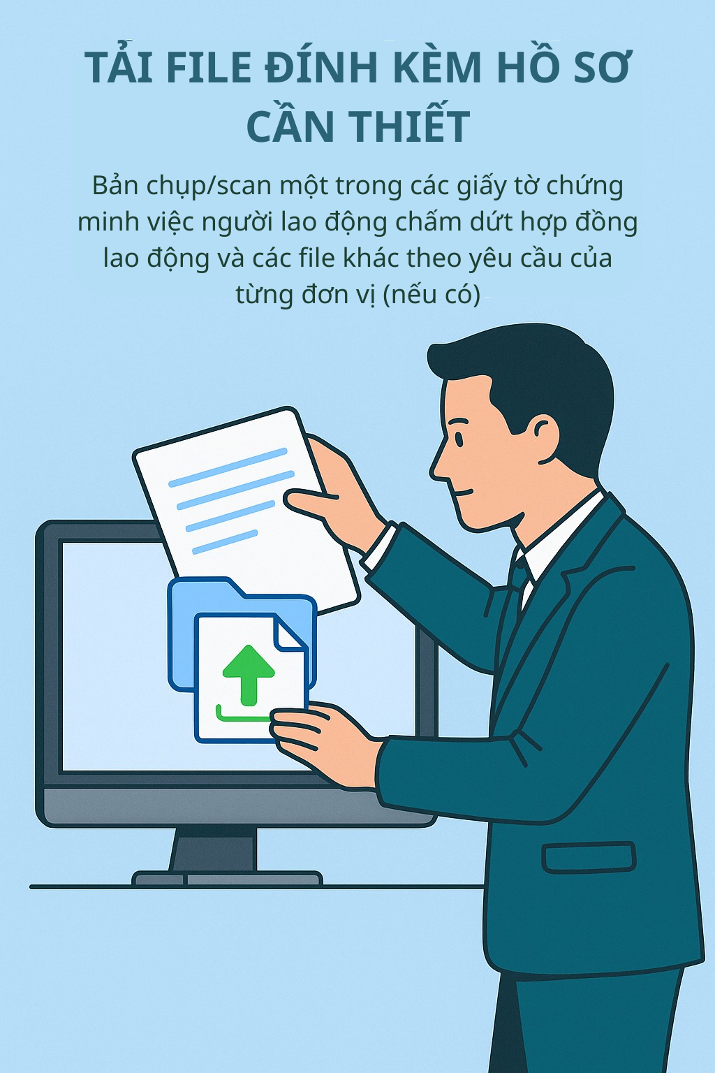 Infographic: Chi tiết các bước nộp hồ sơ trợ cấp thất nghiệp online, ai cũng nên biết tránh mất thời gian - Ảnh 5.
