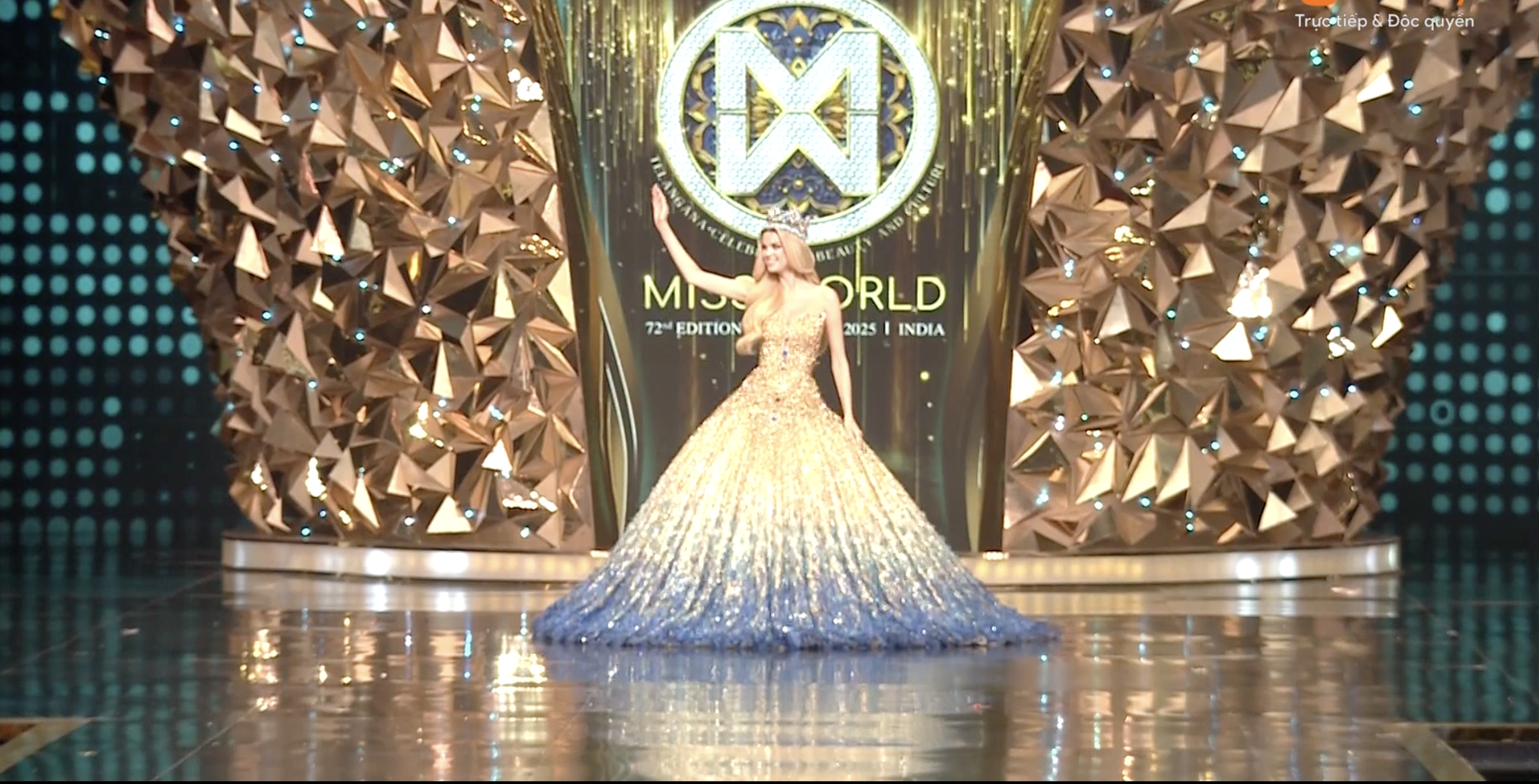 Trực tiếp Chung kết Miss World 2025: Hoa hậu Ý Nhi dừng chân trước top 20, cuộc đua vương miện đang "căng cực"- Ảnh 1. Trực tiếp Chung kết Miss World 2025: Hoa hậu Ý Nhi dừng chân trước top 20, cuộc đua vương miện đang "căng cực"- Ảnh 1.