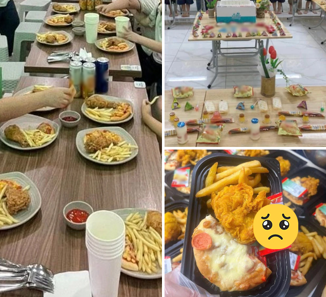 Gà rán, pizza trong tiệc lớp cuối năm học: Một miếng ăn có thực sự làm hỏng cả tuổi thơ? - Ảnh 1. Gà rán, pizza trong tiệc lớp cuối năm học: Một miếng ăn có thực sự làm hỏng cả tuổi thơ? - Ảnh 1.