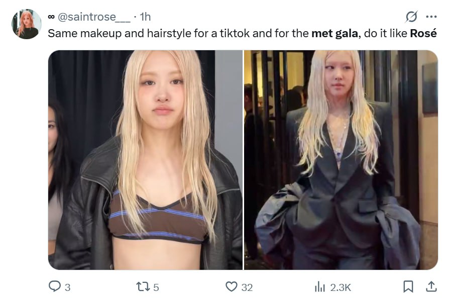 Rosé tái xuất Met Gala sau 3 năm: Đủ xinh, đủ cool, nhưng lại an toàn và dễ đoán!- Ảnh 4. Rosé tái xuất Met Gala sau 3 năm: Đủ xinh, đủ cool, nhưng lại an toàn và dễ đoán!- Ảnh 4.