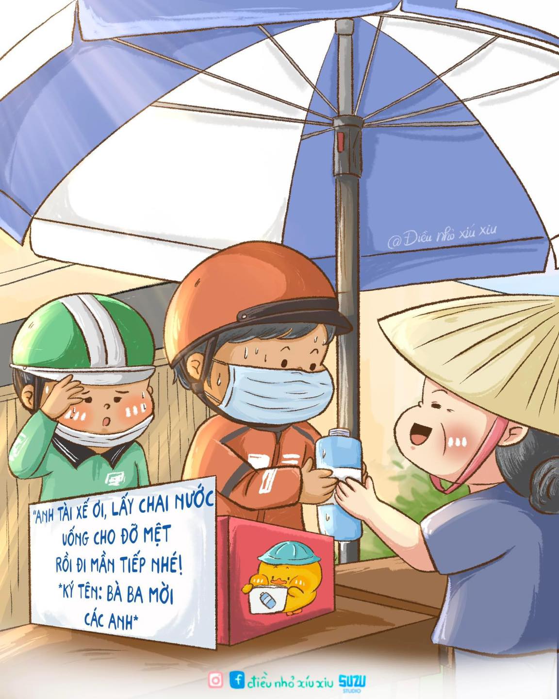 Những quán ăn thương shipper hết mực: Tặng áo mưa, trà nước, chuẩn bị cả đồ chơi cho shipper đỡ chán lúc đợi đồ!- Ảnh 3. Những quán ăn thương shipper hết mực: Tặng áo mưa, trà nước, chuẩn bị cả đồ chơi cho shipper đỡ chán lúc đợi đồ!- Ảnh 3.