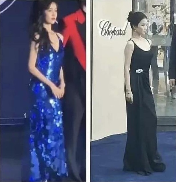 Không thể ngờ 2 nữ thần hàng đầu Cbiz - Dương Mịch, Bạch Lộc cũng bị tật "cổ rùa, lưng gù" xấu xí như thế này - Ảnh 7. Không thể ngờ 2 nữ thần hàng đầu Cbiz - Dương Mịch, Bạch Lộc cũng bị tật "cổ rùa, lưng gù" xấu xí như thế này - Ảnh 7.