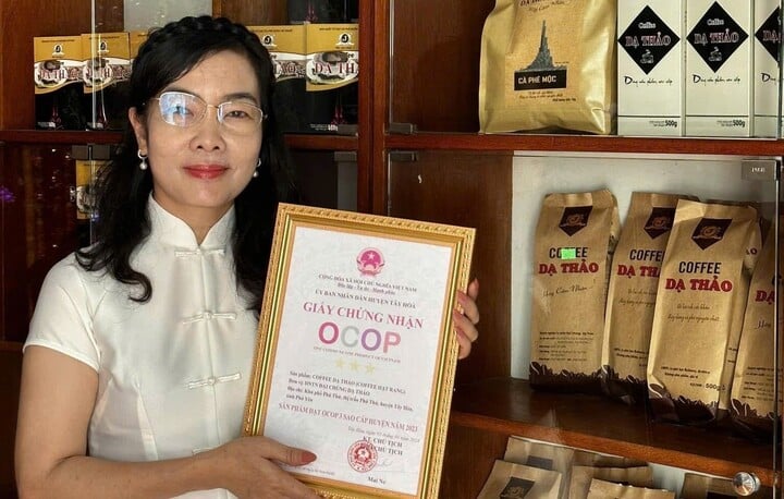 Cà phê Dạ Thảo bán 17 tấn hàng giả: Từng được vinh danh sản phẩm OCOP 3 sao - Ảnh 1.