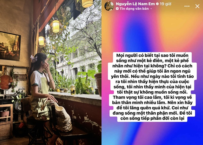 Nam Em thừa nhận sống như kẻ điên: "Ngày nào tỉnh táo, nhìn thấy mình hiện tại, tôi không muốn sống"- Ảnh 1. Nam Em thừa nhận sống như kẻ điên: "Ngày nào tỉnh táo, nhìn thấy mình hiện tại, tôi không muốn sống"- Ảnh 1.