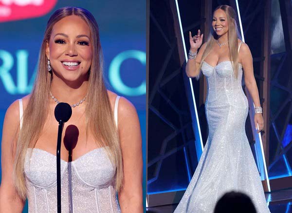 Diva Mariah Carey khoe dáng vóc "co giãn thách thức thời gian" ở độ tuổi U60: Bí quyết giữ gìn vóc dáng của cô là gì? - Ảnh 2. Diva Mariah Carey khoe dáng vóc "co giãn thách thức thời gian" ở độ tuổi U60: Bí quyết giữ gìn vóc dáng của cô là gì? - Ảnh 2.