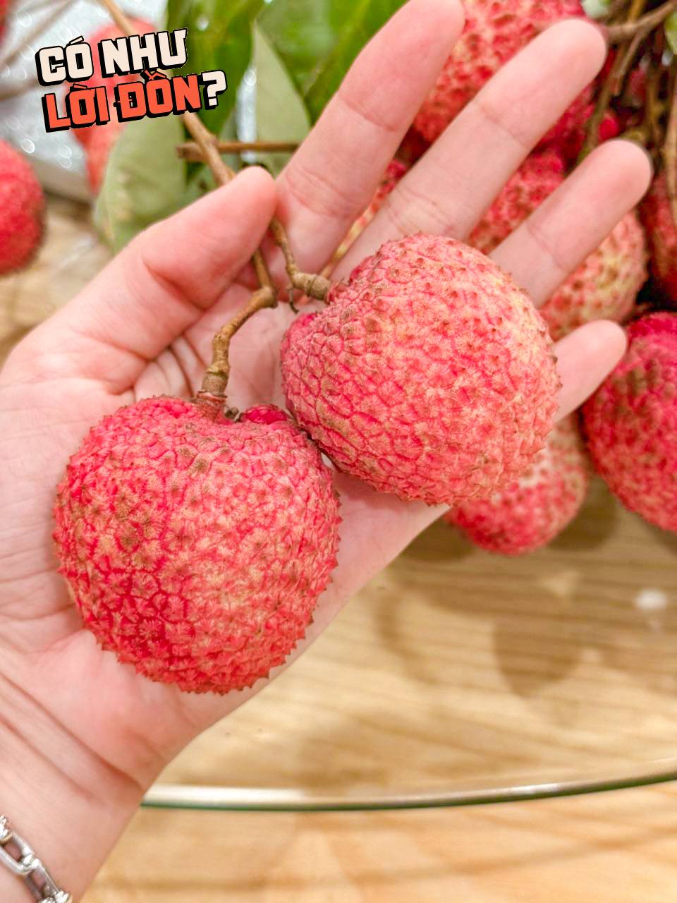 Bỏ 1,2 triệu để mua 5kg vải trứng: Kích thước Bỏ 1,2 triệu để mua 5kg vải trứng: Kích thước