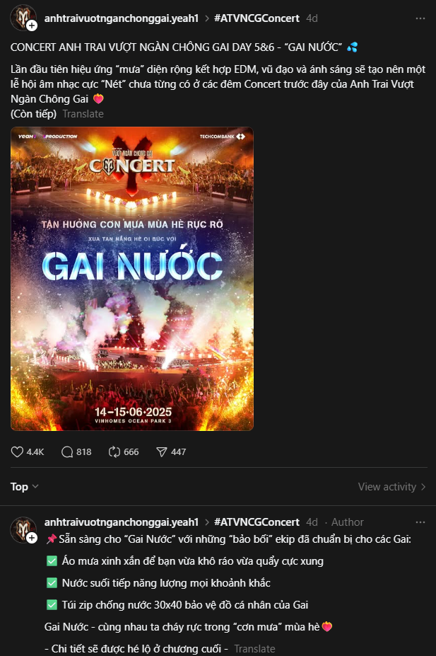 Loạt biến căng trước thềm concert Chông Gai, 1 thông báo của BTC làm fan tức giận đòi trả vé- Ảnh 8. Loạt biến căng trước thềm concert Chông Gai, 1 thông báo của BTC làm fan tức giận đòi trả vé- Ảnh 8.
