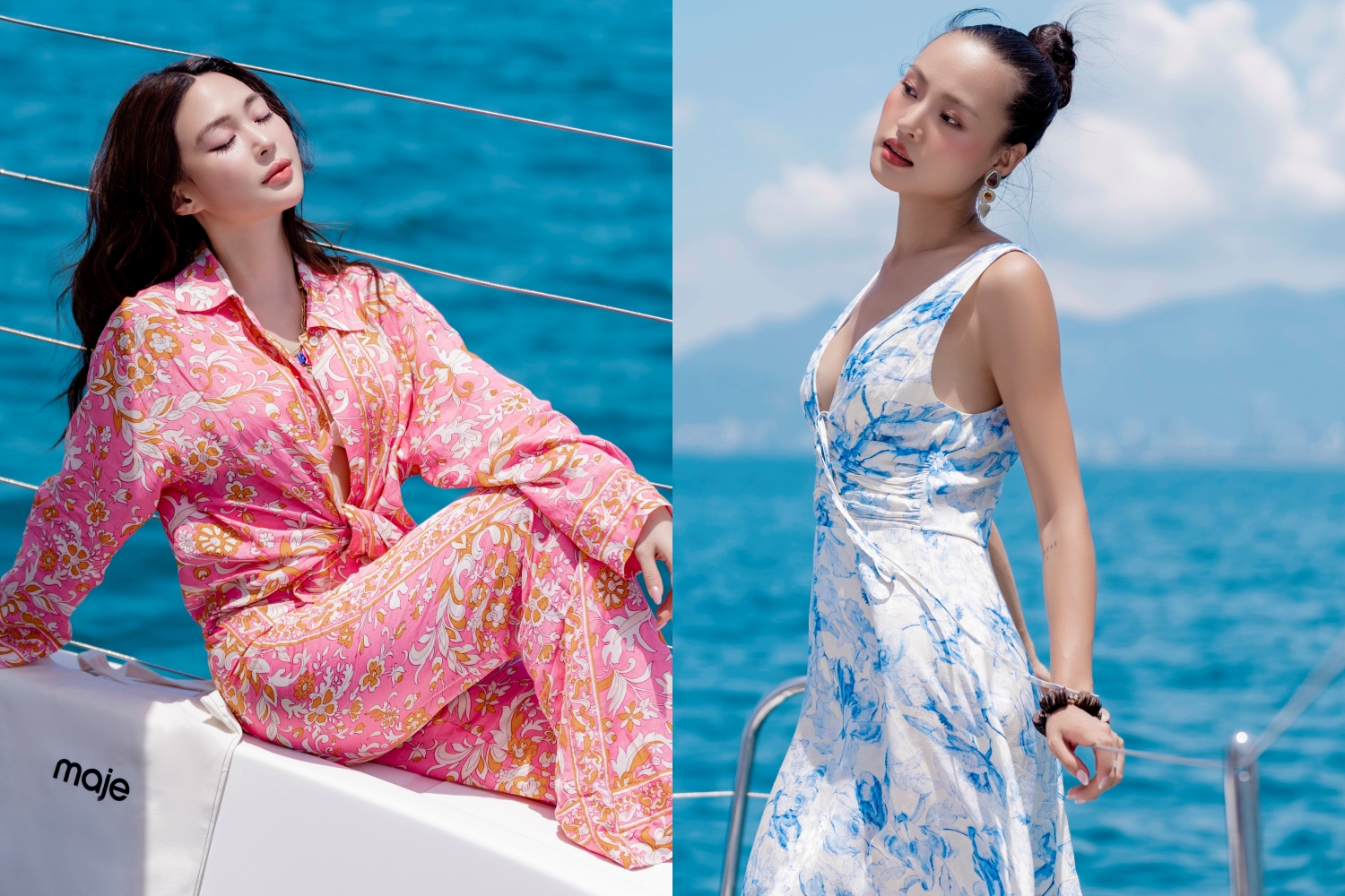 Maje ra mắt BST chính hạ, thiết đãi dàn tín đồ thời trang với biển xanh - nắng vàng - Ảnh 6. Maje ra mắt BST chính hạ, thiết đãi dàn tín đồ thời trang với biển xanh - nắng vàng - Ảnh 6.
