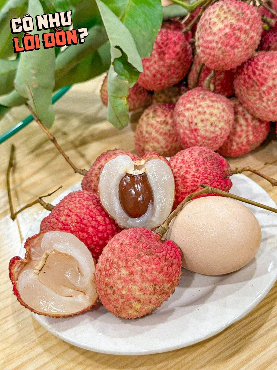 Bỏ 1,2 triệu để mua 5kg vải trứng: Kích thước Bỏ 1,2 triệu để mua 5kg vải trứng: Kích thước