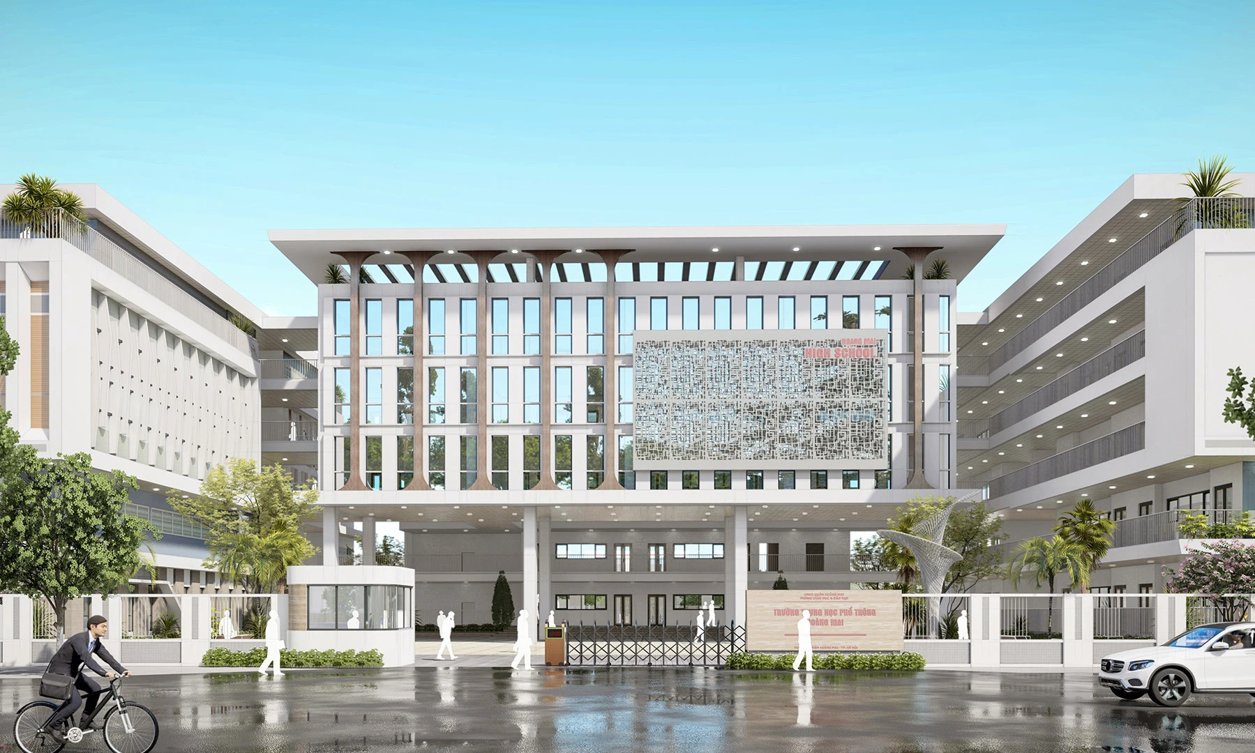 Cận cảnh trường THPT mới cực to đẹp, tuyển sinh TRÀN TUYẾN năm nay tại quận Hoàng Mai: Nhìn cơ sở vật chất mà mê!- Ảnh 6. Cận cảnh trường THPT mới cực to đẹp, tuyển sinh TRÀN TUYẾN năm nay tại quận Hoàng Mai: Nhìn cơ sở vật chất mà mê!- Ảnh 6.