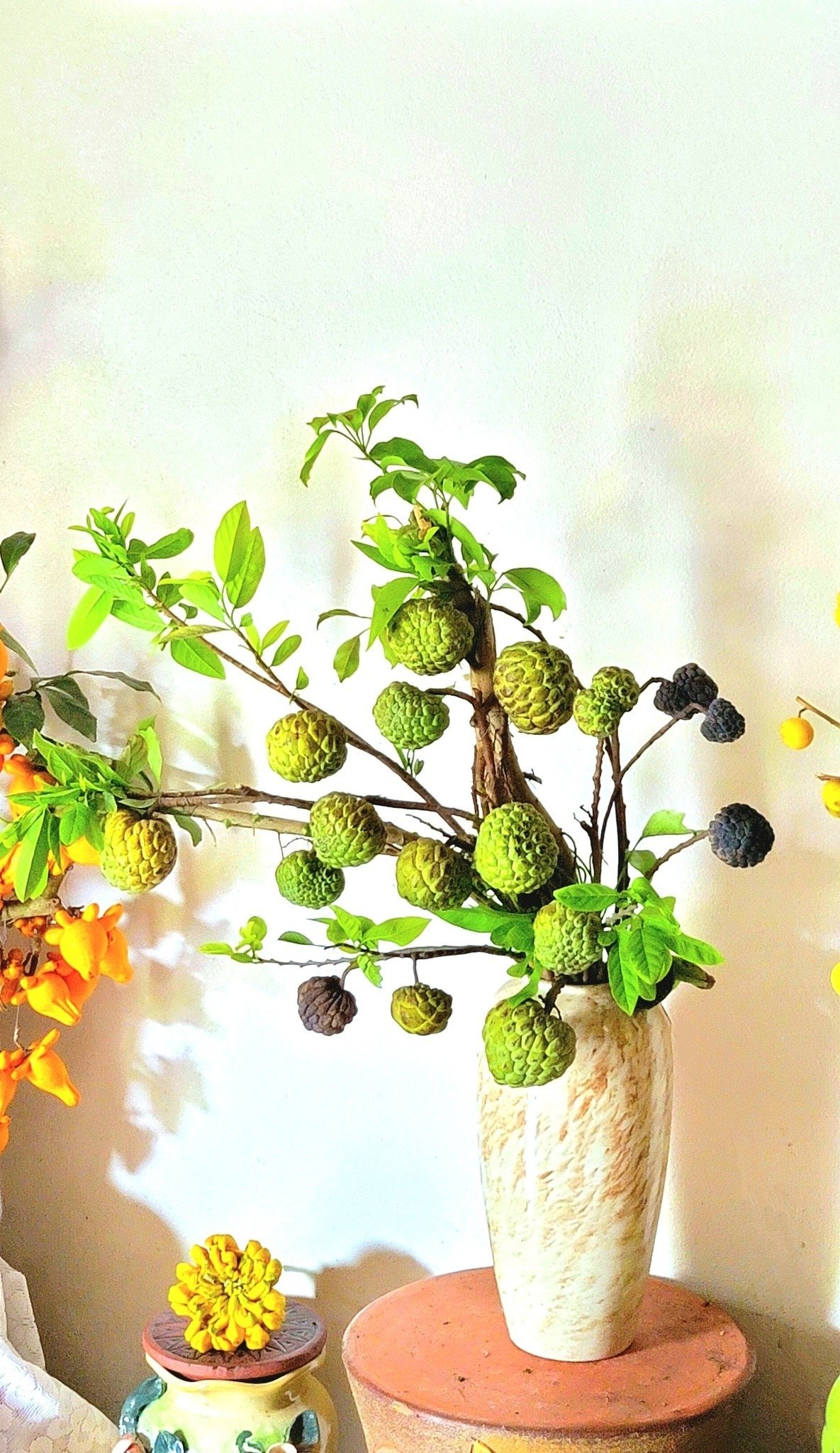 Mê mẩn những cành quả cắm bình độc đáo của cô giáo Phú Thọ - Ảnh 4. Mê mẩn những cành quả cắm bình độc đáo của cô giáo Phú Thọ - Ảnh 4.