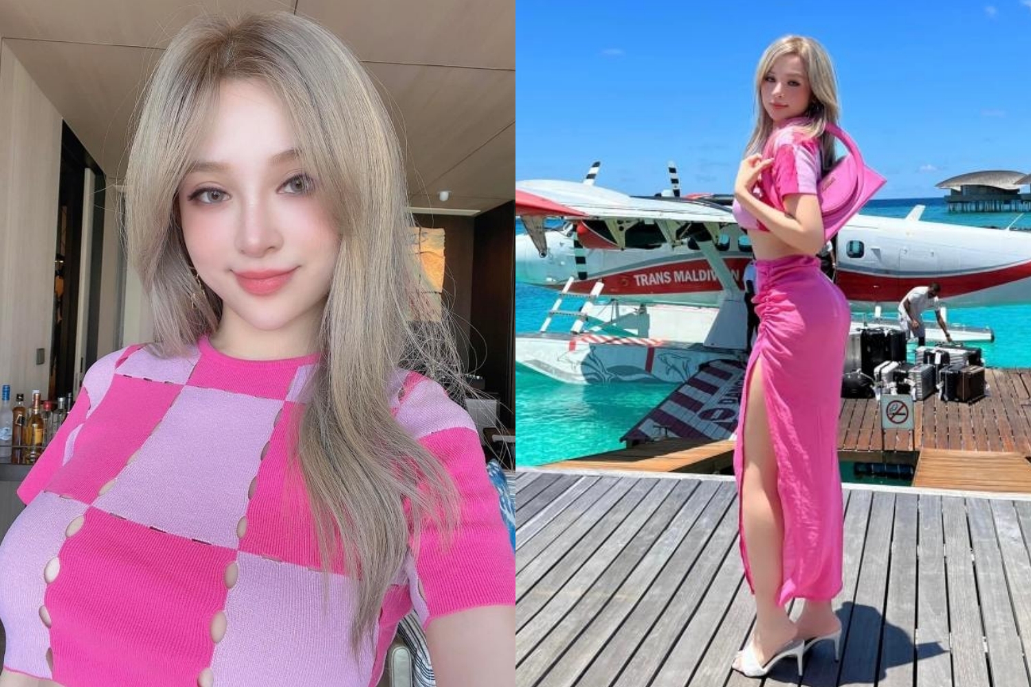 Huyền Baby slay 10 điểm, khi đụng áo Jacquemus với Jennie - Ảnh 5. Huyền Baby slay 10 điểm, khi đụng áo Jacquemus với Jennie - Ảnh 5.