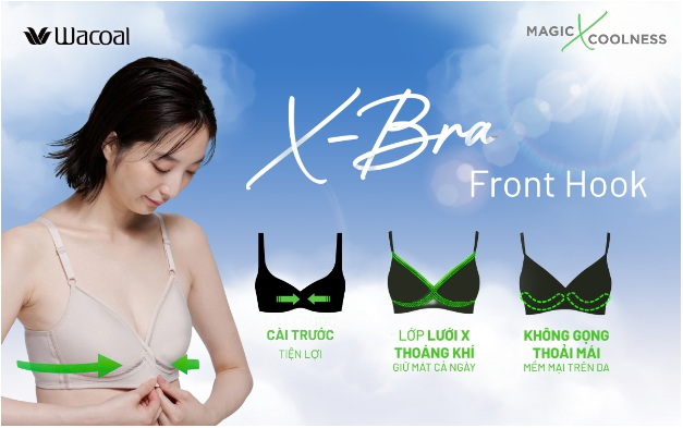 Wacoal trình làng Magic X Coolness – Bộ sưu tập nội y X-Bra thoát ẩm thoáng da, sinh ra để dành cho mùa hè - Ảnh 3. Wacoal trình làng Magic X Coolness – Bộ sưu tập nội y X-Bra thoát ẩm thoáng da, sinh ra để dành cho mùa hè - Ảnh 3.