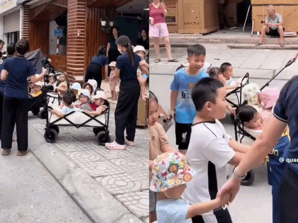 Chiếc xe kéo Jimmy - Jenny nhà Phương Oanh lăng xê ngày ấy giờ thành xe chở "búp măng" siêu hot của các trường mầm non- Ảnh 3. Chiếc xe kéo Jimmy - Jenny nhà Phương Oanh lăng xê ngày ấy giờ thành xe chở "búp măng" siêu hot của các trường mầm non- Ảnh 3.