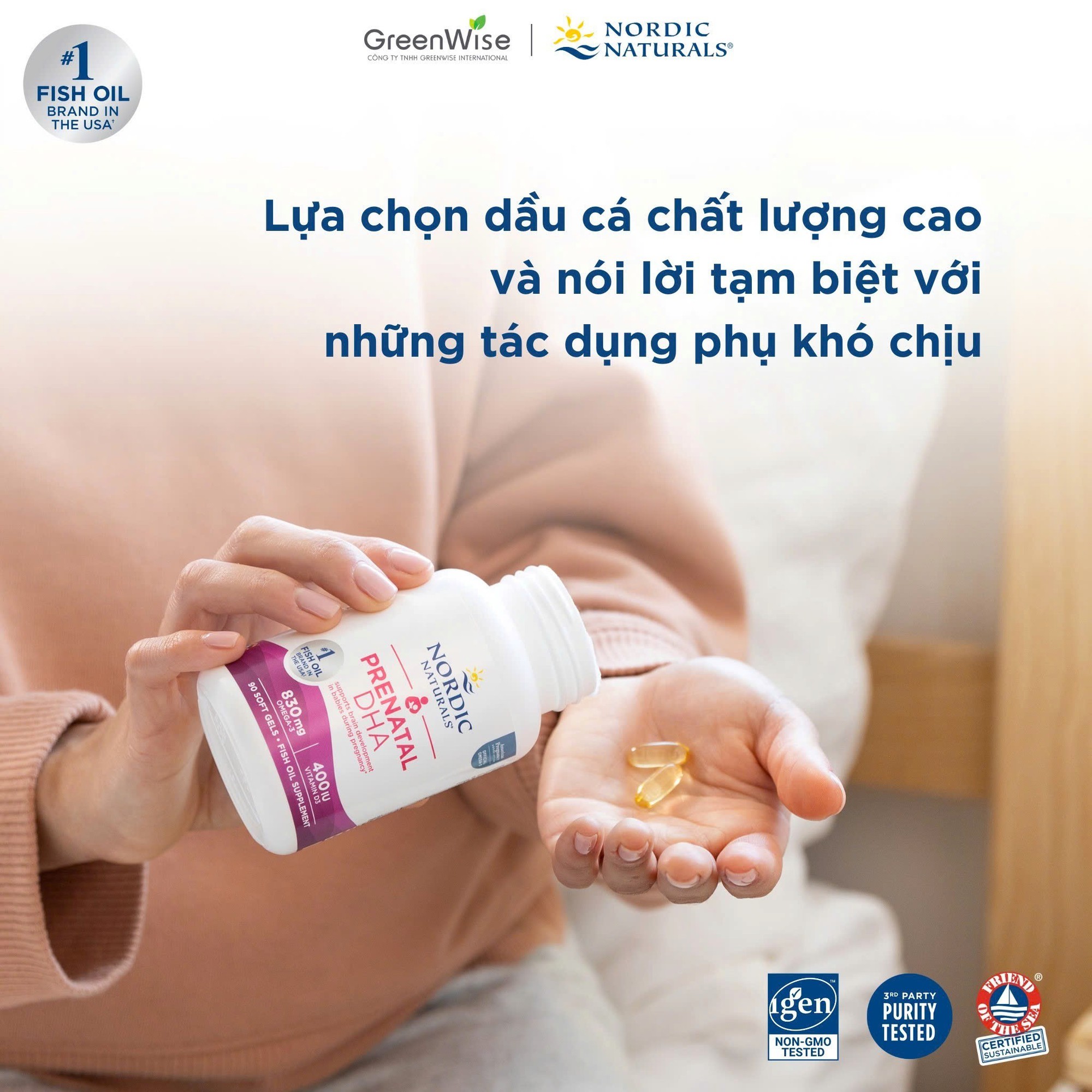 Nordic Naturals – DHA từ Hoa Kỳ cho mẹ bầu Việt- Ảnh 2. Nordic Naturals – DHA từ Hoa Kỳ cho mẹ bầu Việt- Ảnh 2.