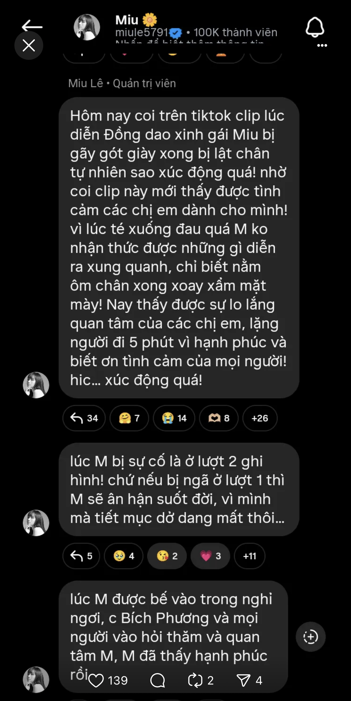1 Em Xinh gặp tai nạn trên sân khấu, la thất thanh đau đớn khiến cả trường quay hỗn loạn- Ảnh 7. 1 Em Xinh gặp tai nạn trên sân khấu, la thất thanh đau đớn khiến cả trường quay hỗn loạn- Ảnh 7.