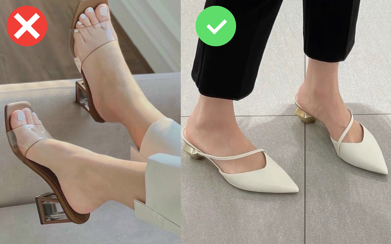 4 mẫu giày 4 mẫu giày