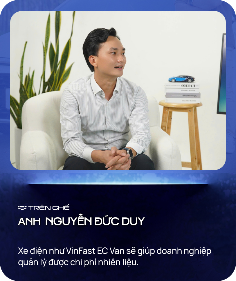 Đặt mua VinFast EC Van, chủ xưởng độ chia sẻ: '1 mũi tên trúng 2 đích, vừa nghiên cứu nâng cấp tính năng, vừa giao hàng phục vụ công việc' - Ảnh 5. Đặt mua VinFast EC Van, chủ xưởng độ chia sẻ: '1 mũi tên trúng 2 đích, vừa nghiên cứu nâng cấp tính năng, vừa giao hàng phục vụ công việc' - Ảnh 5.