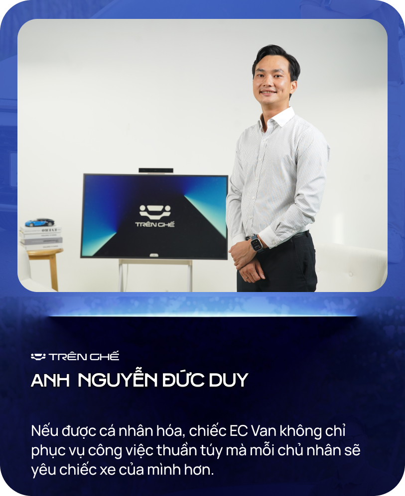 Đặt mua VinFast EC Van, chủ xưởng độ chia sẻ: '1 mũi tên trúng 2 đích, vừa nghiên cứu nâng cấp tính năng, vừa giao hàng phục vụ công việc' - Ảnh 7. Đặt mua VinFast EC Van, chủ xưởng độ chia sẻ: '1 mũi tên trúng 2 đích, vừa nghiên cứu nâng cấp tính năng, vừa giao hàng phục vụ công việc' - Ảnh 7.