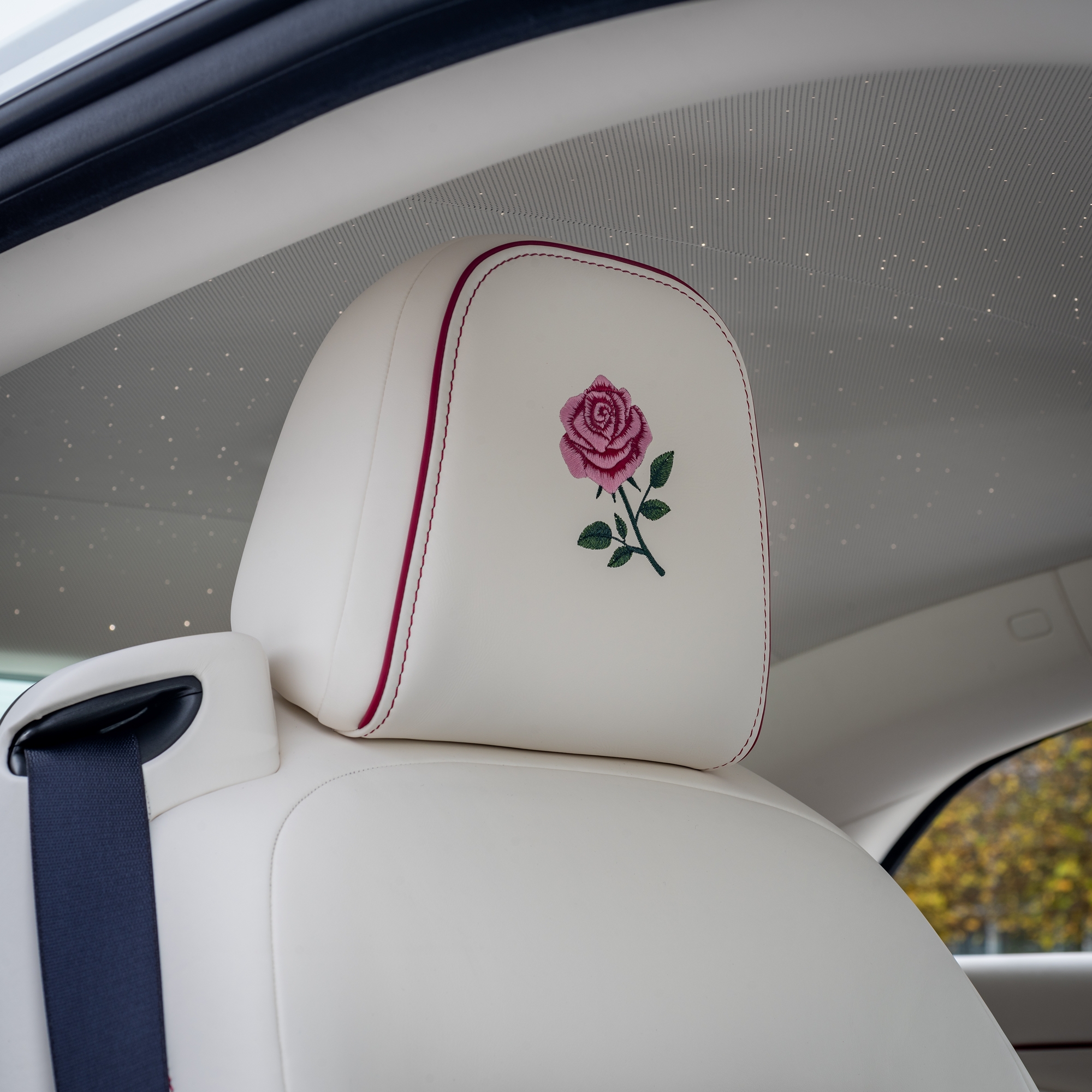Mẹ tặng con gái Rolls-Royce Spectre hàng thửa với họa tiết hoa hồng thêu bằng kỹ thuật hoàn toàn mới - Ảnh 3. Mẹ tặng con gái Rolls-Royce Spectre hàng thửa với họa tiết hoa hồng thêu bằng kỹ thuật hoàn toàn mới - Ảnh 3.