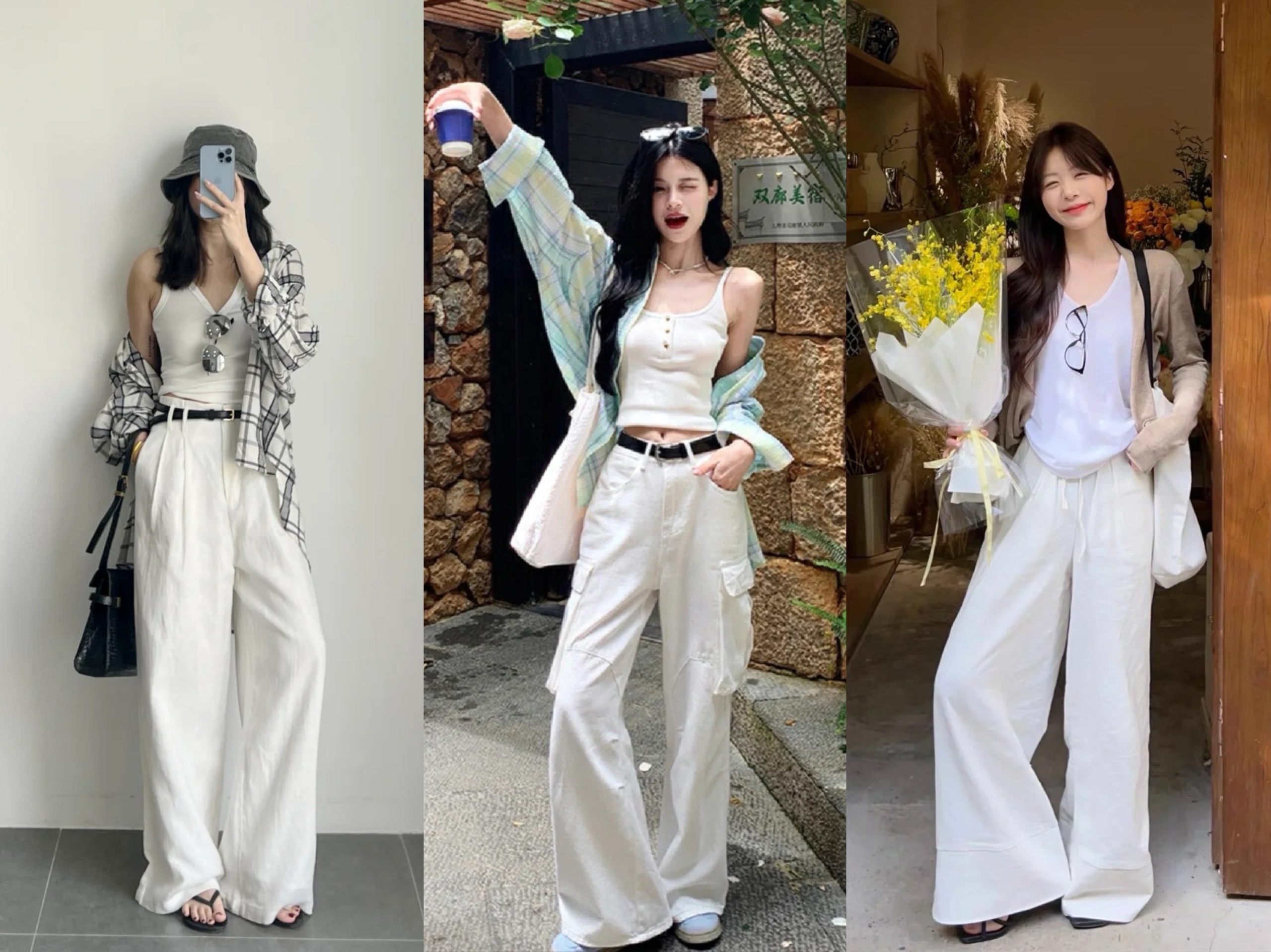 Quần ống rộng lên ngôi, nắm vững bí quyết phối đồ để nâng tầm phong cách thời thượng - Ảnh 8. Quần ống rộng lên ngôi, nắm vững bí quyết phối đồ để nâng tầm phong cách thời thượng - Ảnh 8.