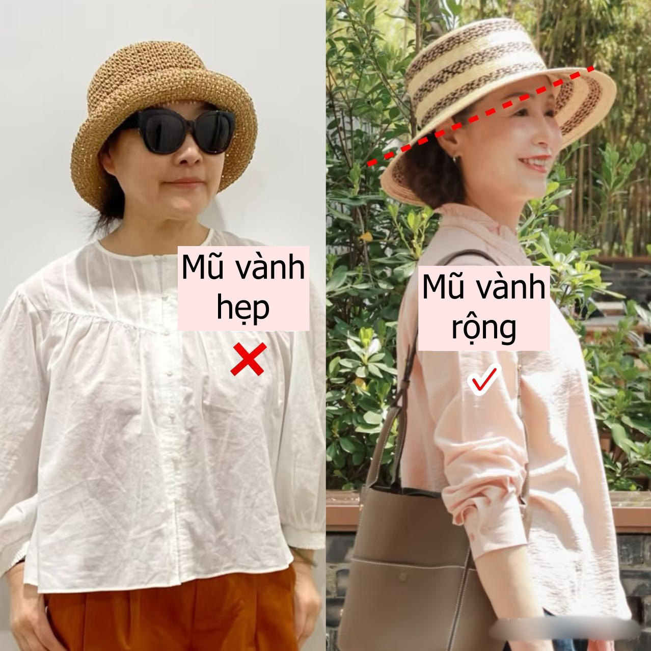 Lời khuyên cho phụ nữ trung niên: 3 kiểu mũ "dù có cho cũng đừng đội" vì vừa rẻ tiền vừa không chống nắng! - Ảnh 11. Lời khuyên cho phụ nữ trung niên: 3 kiểu mũ "dù có cho cũng đừng đội" vì vừa rẻ tiền vừa không chống nắng! - Ảnh 11.