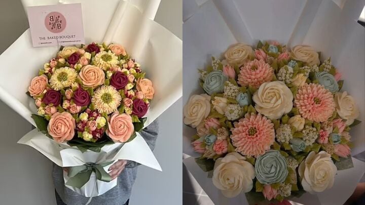 Bà mẹ ba con làm hoa từ bánh cupcake gây sốt khắp thế giới - Ảnh 5. Bà mẹ ba con làm hoa từ bánh cupcake gây sốt khắp thế giới - Ảnh 5.