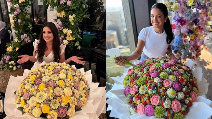 Bà mẹ ba con làm hoa từ bánh cupcake gây sốt khắp thế giới - Ảnh 1. Bà mẹ ba con làm hoa từ bánh cupcake gây sốt khắp thế giới - Ảnh 1.