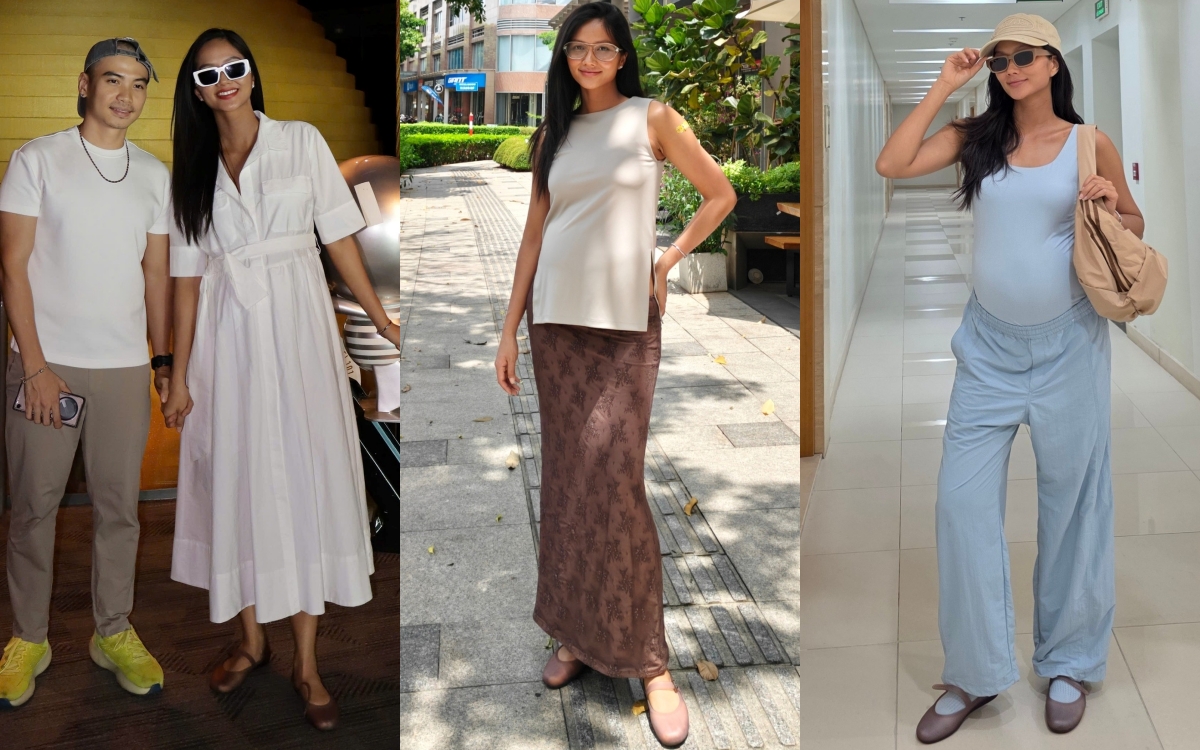 H'Hen Niê mang bầu vẫn diện giày 15cm lên show nhưng đời thường lại chỉ đi đúng 1 kiểu giày này - Ảnh 4. H'Hen Niê mang bầu vẫn diện giày 15cm lên show nhưng đời thường lại chỉ đi đúng 1 kiểu giày này - Ảnh 4.