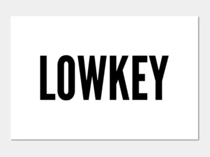 Giới trẻ nói về 'Lowkey' mỗi ngày nhưng không hiểu nghĩa thực là gì - Ảnh 1. Giới trẻ nói về 'Lowkey' mỗi ngày nhưng không hiểu nghĩa thực là gì - Ảnh 1.