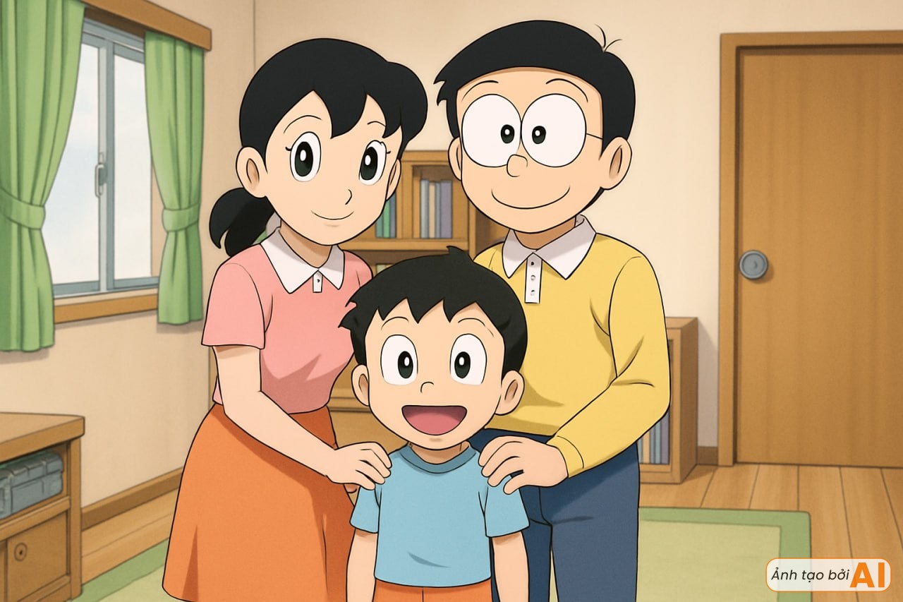 Xuyên đến tương lai nhìn cảnh Nobita và Shizuka bất lực khi trông con trong kỳ nghỉ hè, phải nhờ đến nhân vật đặc biệt để hỗ trợ- Ảnh 2. Xuyên đến tương lai nhìn cảnh Nobita và Shizuka bất lực khi trông con trong kỳ nghỉ hè, phải nhờ đến nhân vật đặc biệt để hỗ trợ- Ảnh 2.