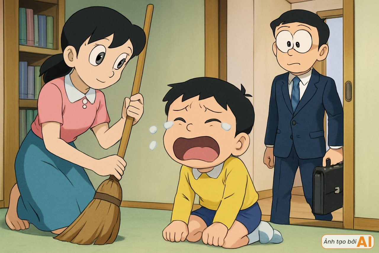 Xuyên đến tương lai nhìn cảnh Nobita và Shizuka bất lực khi trông con trong kỳ nghỉ hè, phải nhờ đến nhân vật đặc biệt để hỗ trợ- Ảnh 6. Xuyên đến tương lai nhìn cảnh Nobita và Shizuka bất lực khi trông con trong kỳ nghỉ hè, phải nhờ đến nhân vật đặc biệt để hỗ trợ- Ảnh 6.