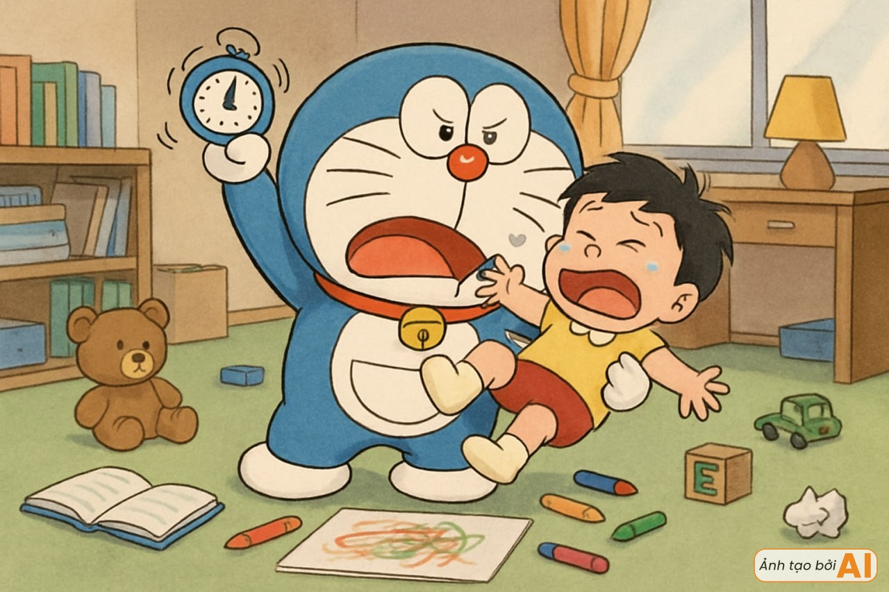 Xuyên đến tương lai nhìn cảnh Nobita và Shizuka bất lực khi trông con trong kỳ nghỉ hè, phải nhờ đến nhân vật đặc biệt để hỗ trợ- Ảnh 11. Xuyên đến tương lai nhìn cảnh Nobita và Shizuka bất lực khi trông con trong kỳ nghỉ hè, phải nhờ đến nhân vật đặc biệt để hỗ trợ- Ảnh 11.