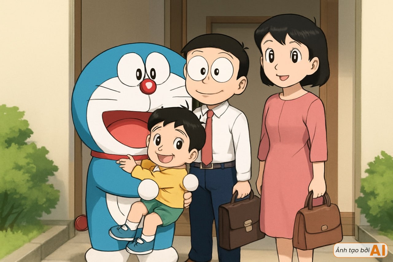 Xuyên đến tương lai nhìn cảnh Nobita và Shizuka bất lực khi trông con trong kỳ nghỉ hè, phải nhờ đến nhân vật đặc biệt để hỗ trợ- Ảnh 9. Xuyên đến tương lai nhìn cảnh Nobita và Shizuka bất lực khi trông con trong kỳ nghỉ hè, phải nhờ đến nhân vật đặc biệt để hỗ trợ- Ảnh 9.