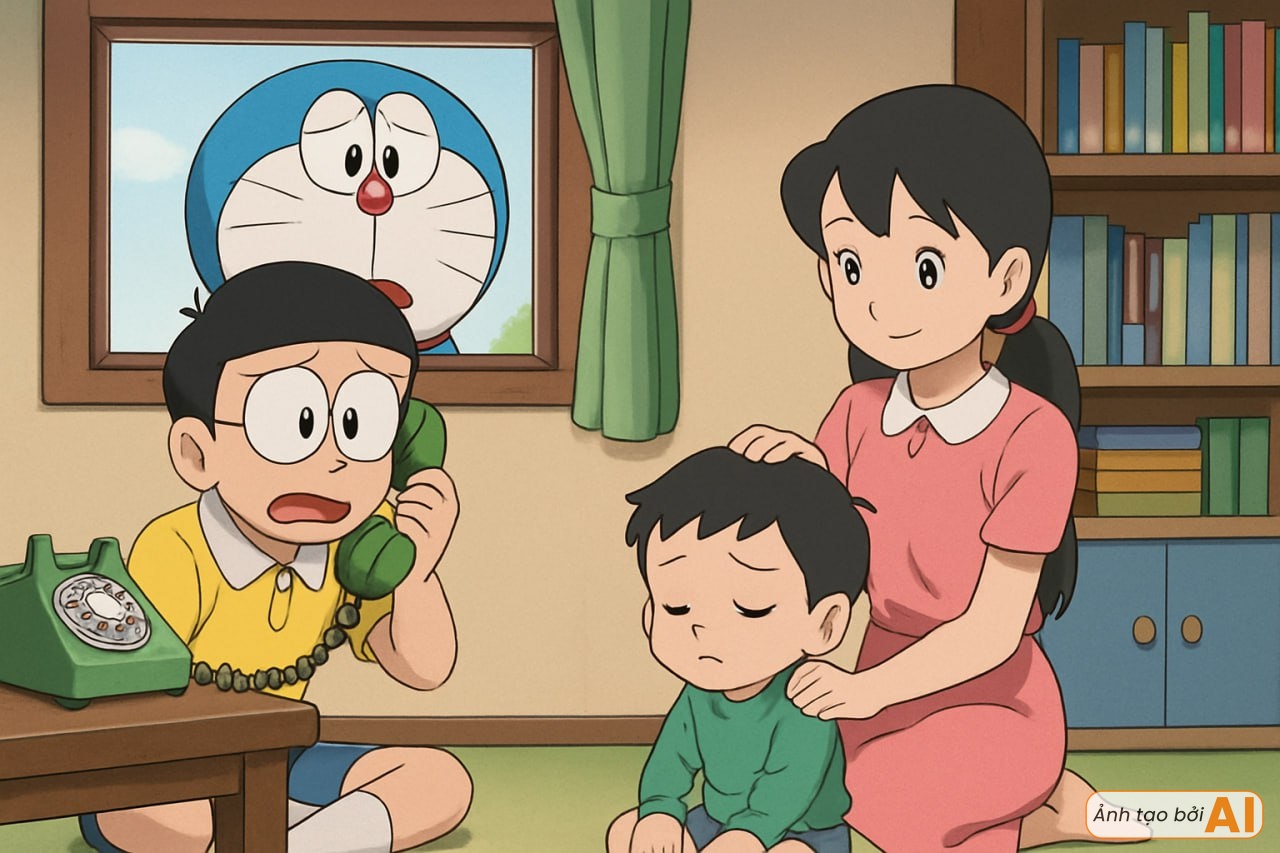 Xuyên đến tương lai nhìn cảnh Nobita và Shizuka bất lực khi trông con trong kỳ nghỉ hè, phải nhờ đến nhân vật đặc biệt để hỗ trợ- Ảnh 7. Xuyên đến tương lai nhìn cảnh Nobita và Shizuka bất lực khi trông con trong kỳ nghỉ hè, phải nhờ đến nhân vật đặc biệt để hỗ trợ- Ảnh 7.